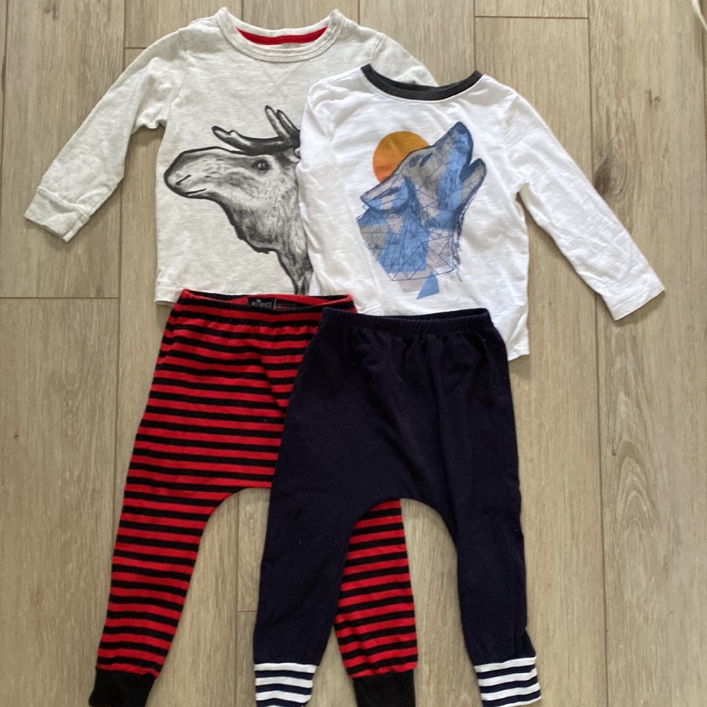 2t Carters Old Navy Hip Mingo 4pc outfit bundle Bundle